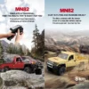 MN82 4WD RC Off-road Vehicle 1/12 LC79 Pickup Climbing Car with LED Lights Full Size Simulation RC Climbing Car Boy Toy Car