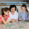 6 Flipair Number and Shape Matching Card Game Fun Visual Perception Game for Family School Parties and Travel