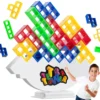 Tetra Tower Fun Balance Stacking Building Blocks Board Game for Kids