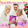 6 Unicorn Remote Control Car for Girls, 360° Rotating 4WD Stunt RC Cars with Cute Lights, Rechargeable Toys-Kid for Birthday Gifts