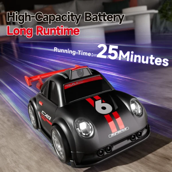 6 2026 New C6 RC Drift Car with Dual Mode Lights Sound Camera Screen Control Car Smart Induction Following Children's Toys Gift