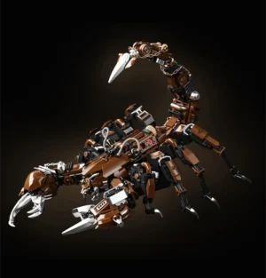 Mechanical Scorpion Building Blocks Cyberpunk Robot Animal Model Technical Bricks Set Construction Toy 1074pcs
