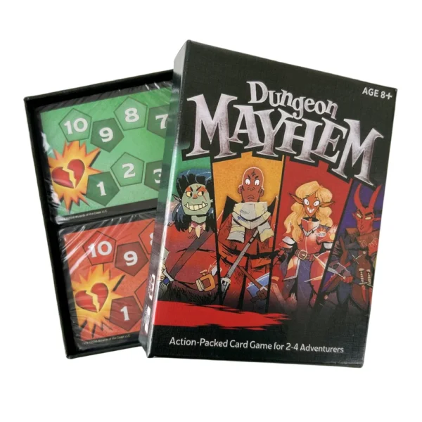 3 Styles Family Fun Board Game Playing Card Dungeon Mayhem Card Game Family Party Board Deck