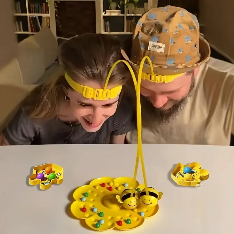 Little Bumblebee Multifunctional Board Game Puzzle Fishing Toys Interactive Educational Toys For Kids Christmas Gift Family Game
