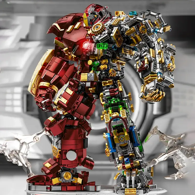2700+pcs Iron Heroes Blocks Action Figures Mark Building Sets Buster Mech DIY Brick Collectible Toys